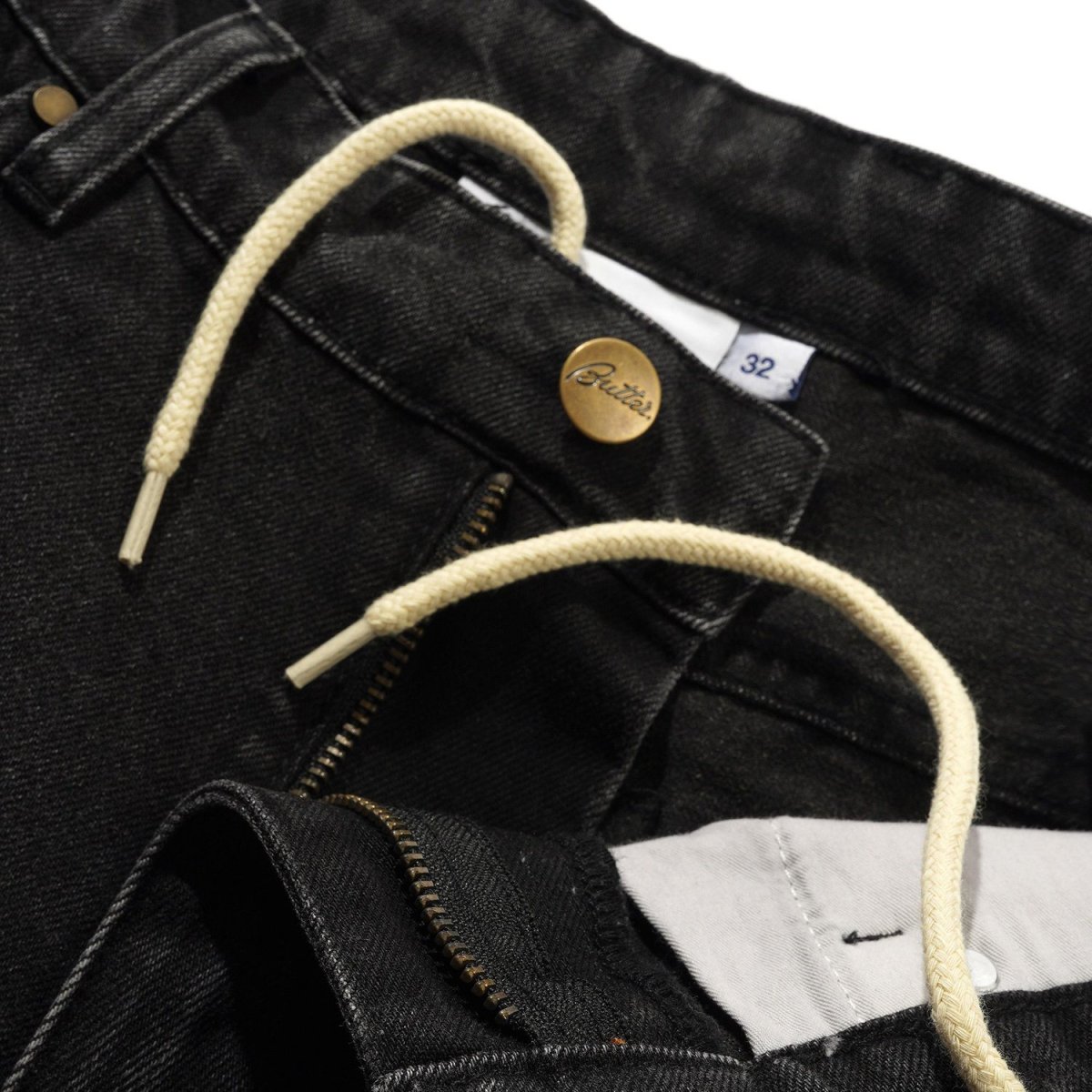画像3: Butter Goods x Peanuts Spike Denim Jeans - Faded Black (3)