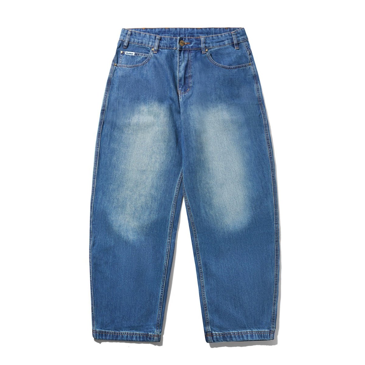 画像2: Butter Goods x Peanuts Spike Denim Jeans - Distressed Indigo (2)