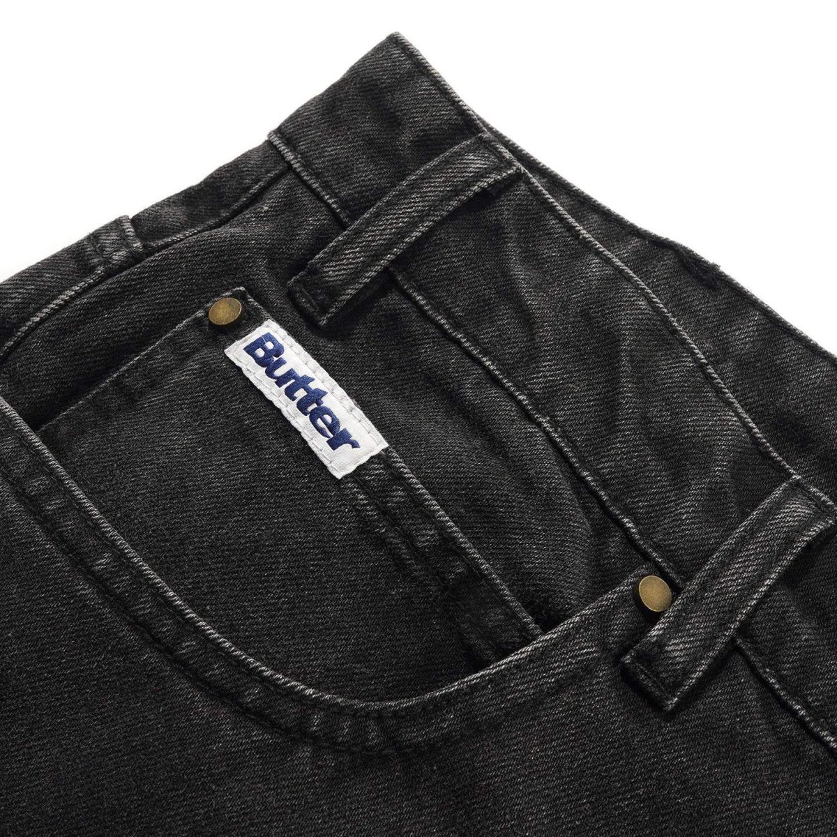 画像5: Butter Goods x Peanuts Spike Denim Jeans - Faded Black (5)
