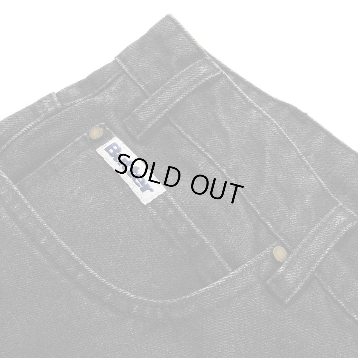 画像5: Butter Goods x Peanuts Spike Denim Jeans - Faded Black (5)