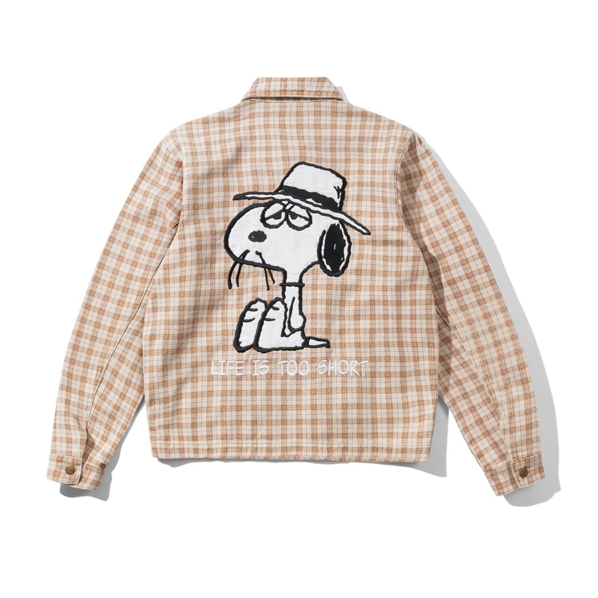 画像2: Butter Goods x Peanuts Spike Jacket - Sandstone Plaid (2)