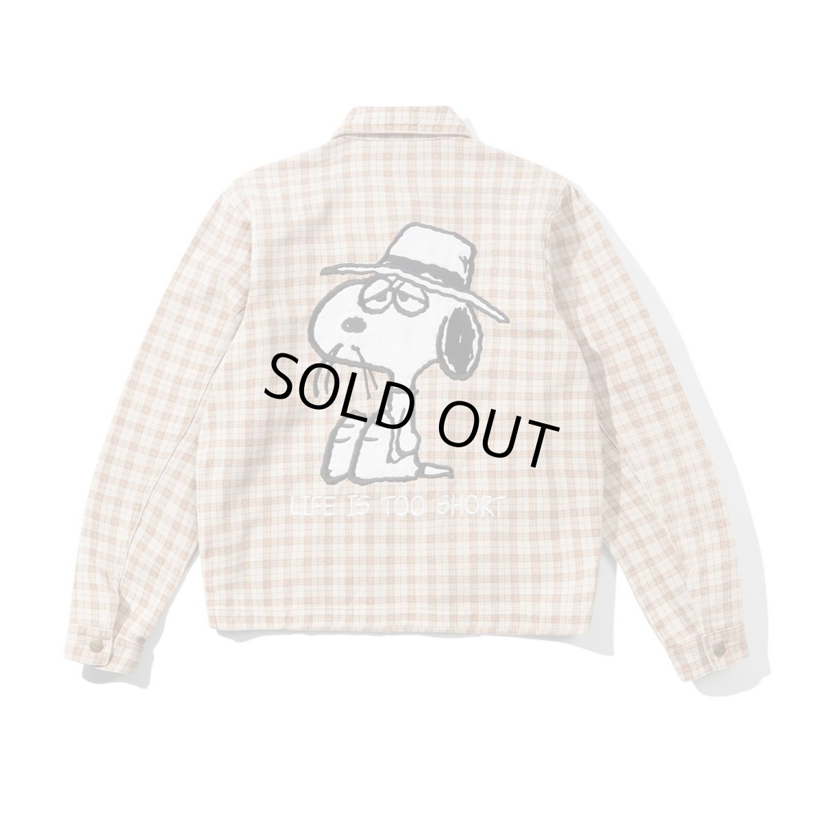 画像2: Butter Goods x Peanuts Spike Jacket - Sandstone Plaid (2)