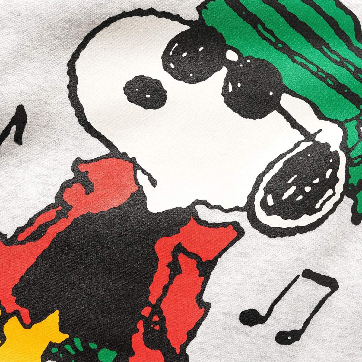 画像2: Butter Goods x Peanuts Music Crewneck Sweatshirts - Ash (2)