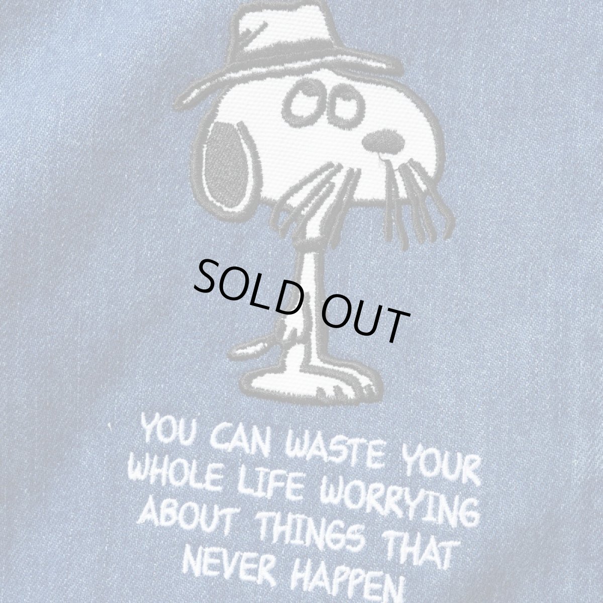 画像4: Butter Goods x Peanuts Spike Jacket - Distressed Indigo (4)