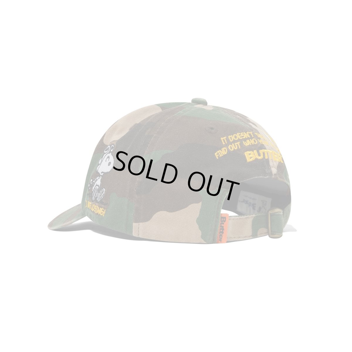 画像2: Butter Goods x Peanuts Rats 6panel Cap - Washed Camo (2)