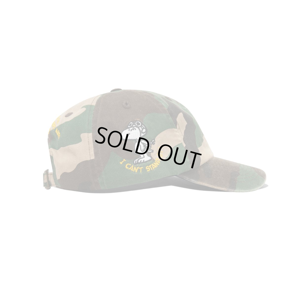 画像3: Butter Goods x Peanuts Rats 6panel Cap - Washed Camo (3)