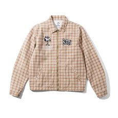 画像1: Butter Goods x Peanuts Spike Jacket - Sandstone Plaid (1)