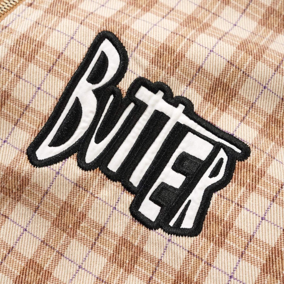 画像3: Butter Goods x Peanuts Spike Jacket - Sandstone Plaid (3)