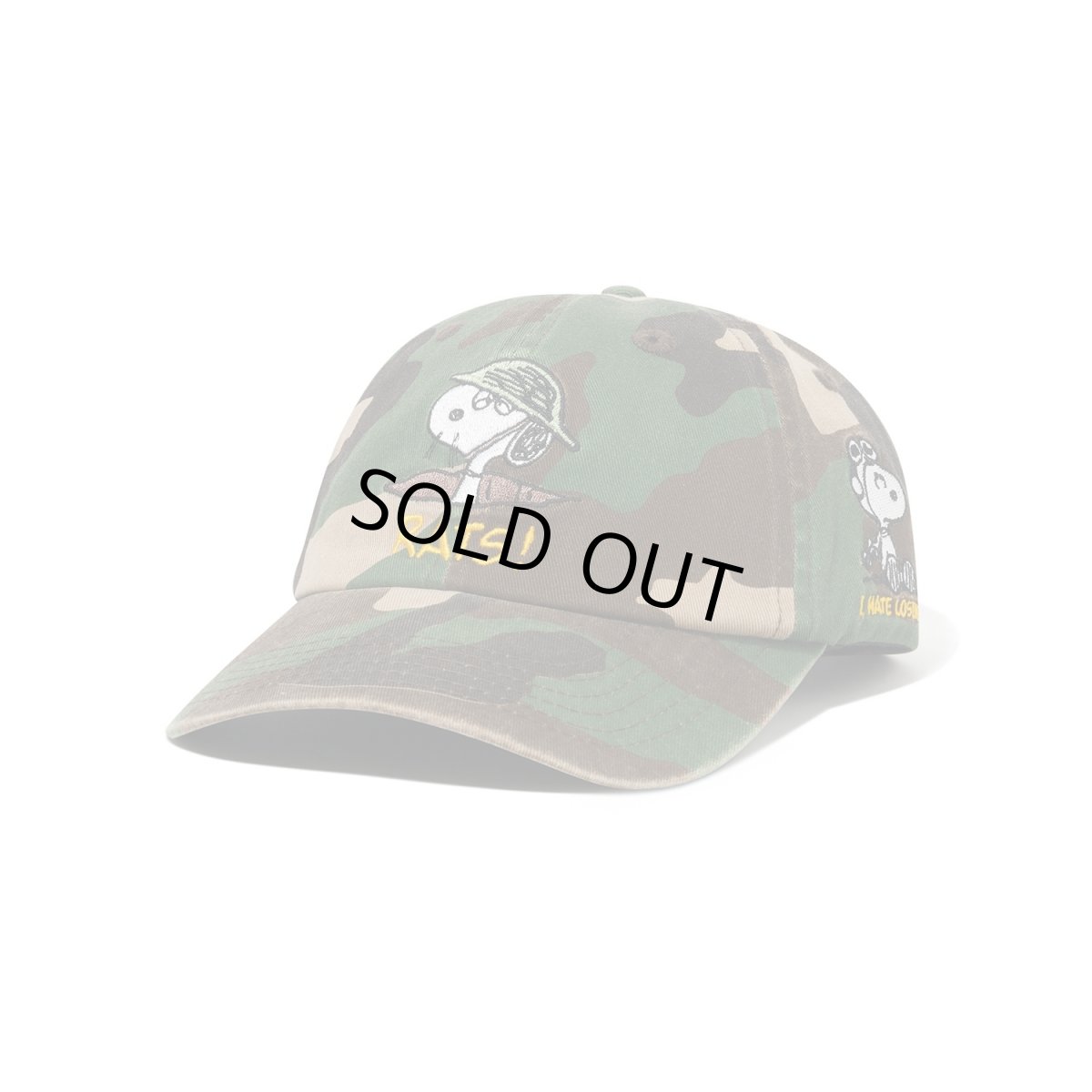 画像1: Butter Goods x Peanuts Rats 6panel Cap - Washed Camo (1)