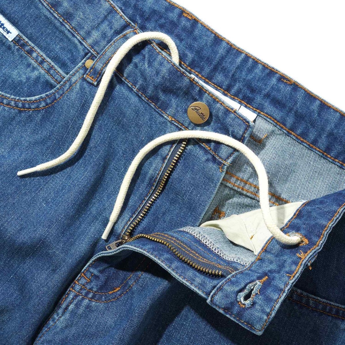 画像3: Butter Goods x Peanuts Spike Denim Jeans - Distressed Indigo (3)