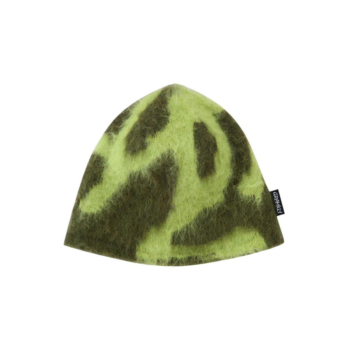 画像1: Gramicci Mohair Burly Runningman Beanie - Chartreuse (1)