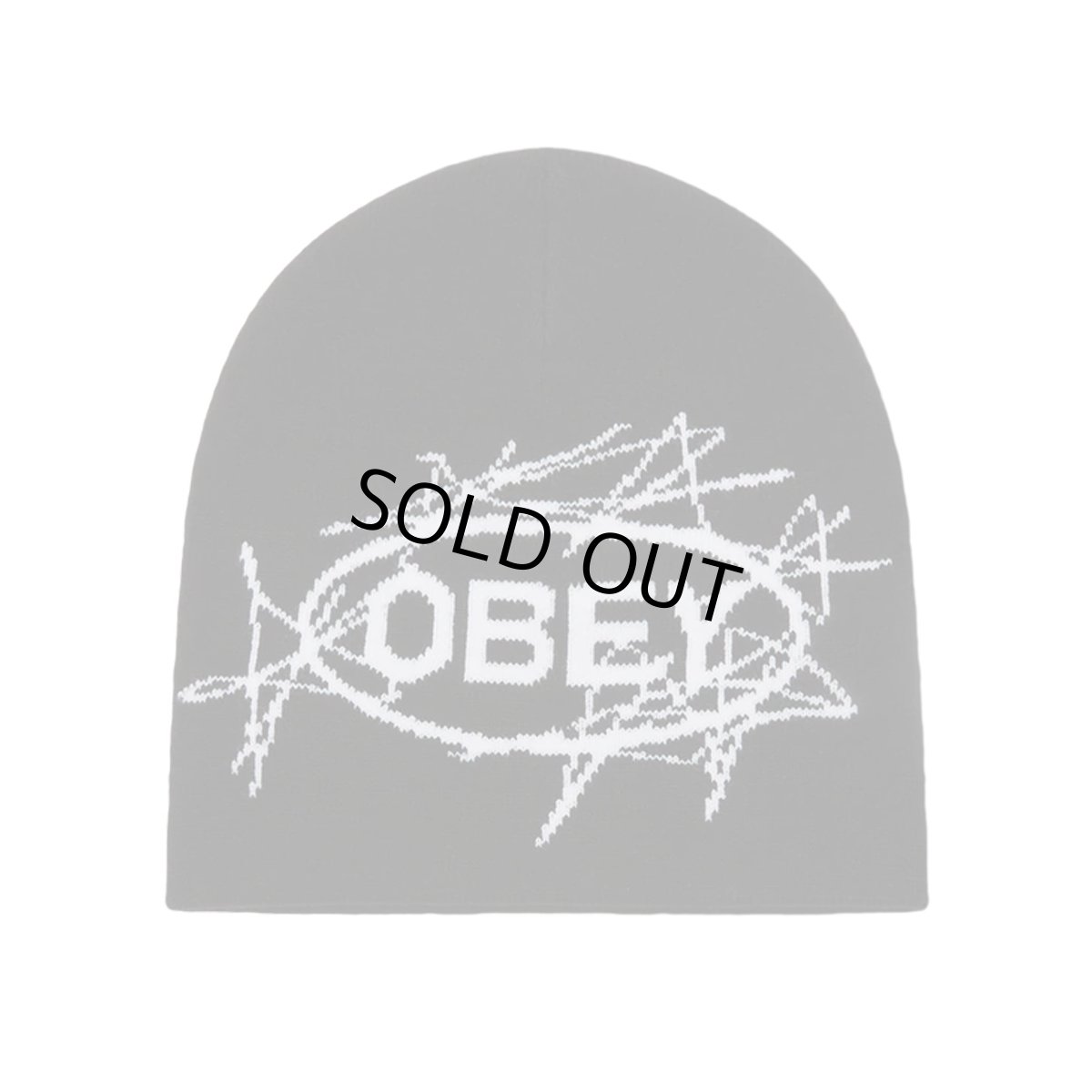 画像1: OBEY Scram Beanie - Black (1)