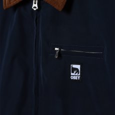 画像3: OBEY Elysian Jacket - Dirty Navy (3)
