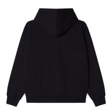 画像2: OBEY Hybrid Faded Zip Hood - Digital Black Faded Wash (2)