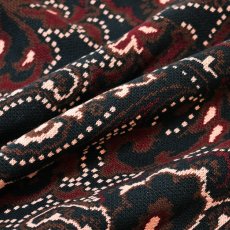 画像4: RAWDRIP Original Cotton Paisley Sweater - Moss GreenｘMaroon (4)