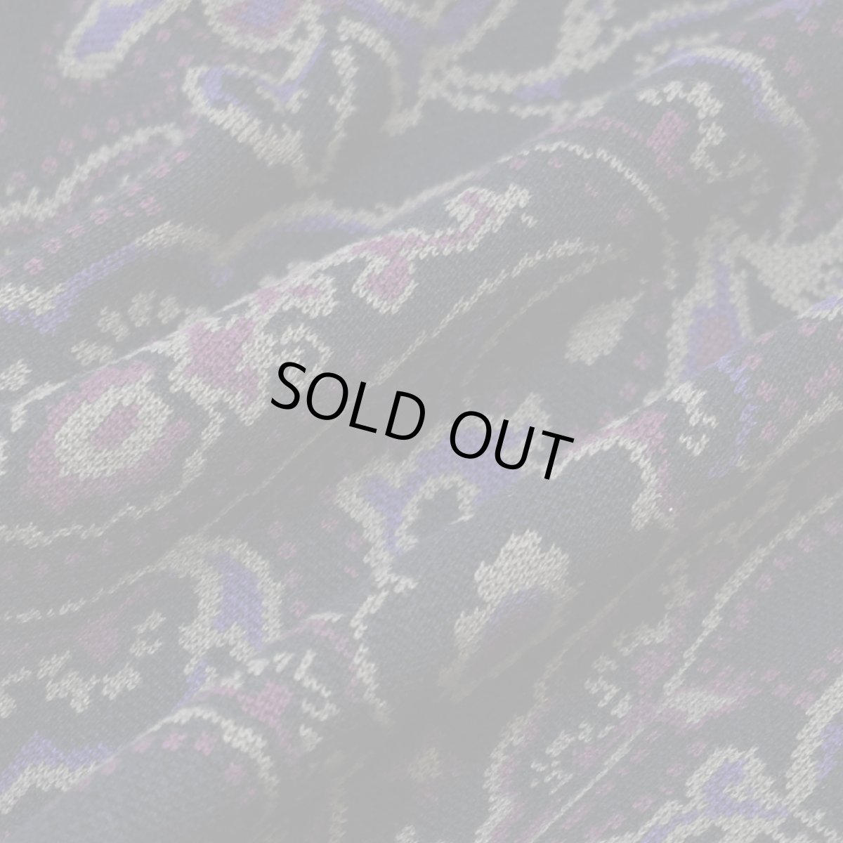 画像4: RAWDRIP Original Cotton Paisley Sweater - BlackｘPurple (4)