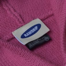 画像2: RAWDRIP Original Double Zip Cotton Knit Hoodie - Fade Pink (2)