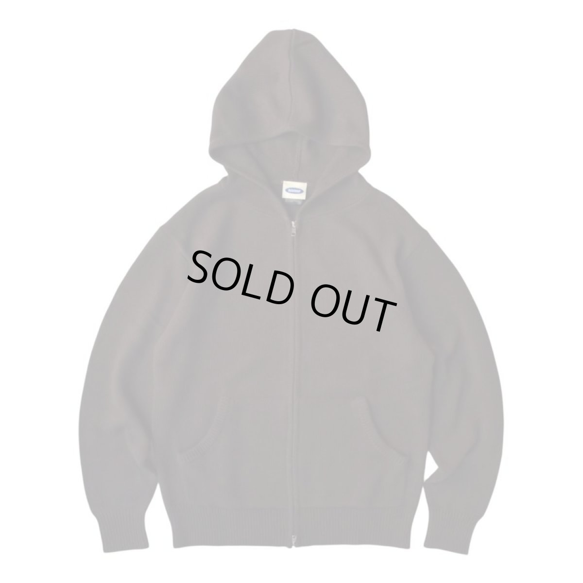 画像1: RAWDRIP Original Double Zip Cotton Knit Hoodie - Sun Brown (1)