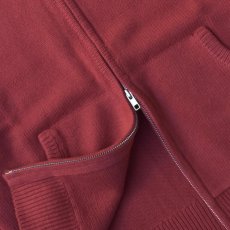 画像3: RAWDRIP Original Double Zip Cotton Knit Hoodie - Fade Red (3)