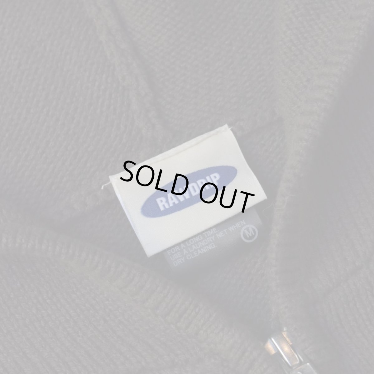 画像2: RAWDRIP Original Double Zip Cotton Knit Hoodie - Sun Brown (2)