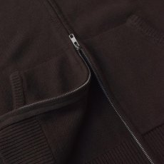 画像3: RAWDRIP Original Double Zip Cotton Knit Hoodie - Sun Brown (3)
