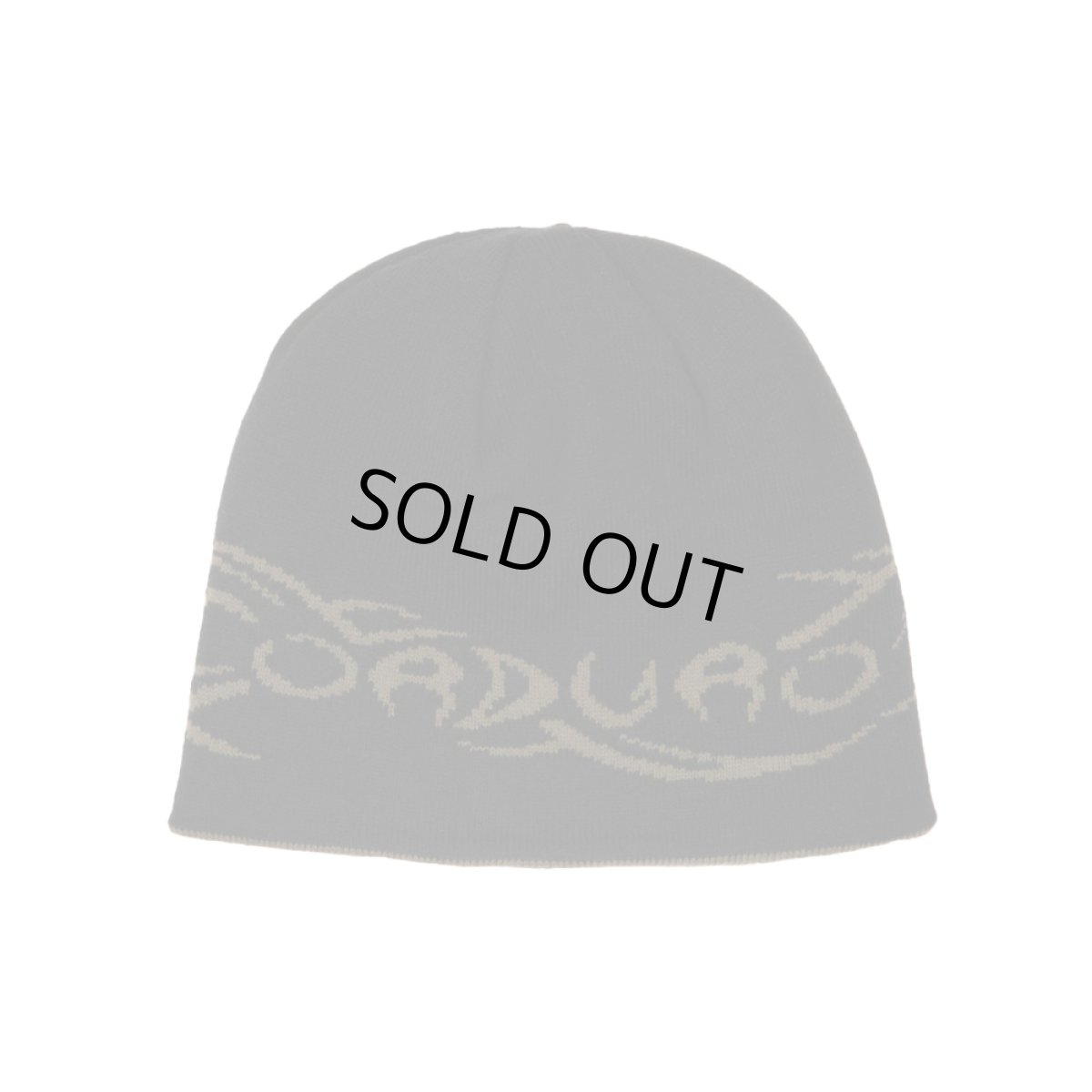 画像2: Corduroy Tribal Wire Reversible Beanie - BlackｘGreen (2)