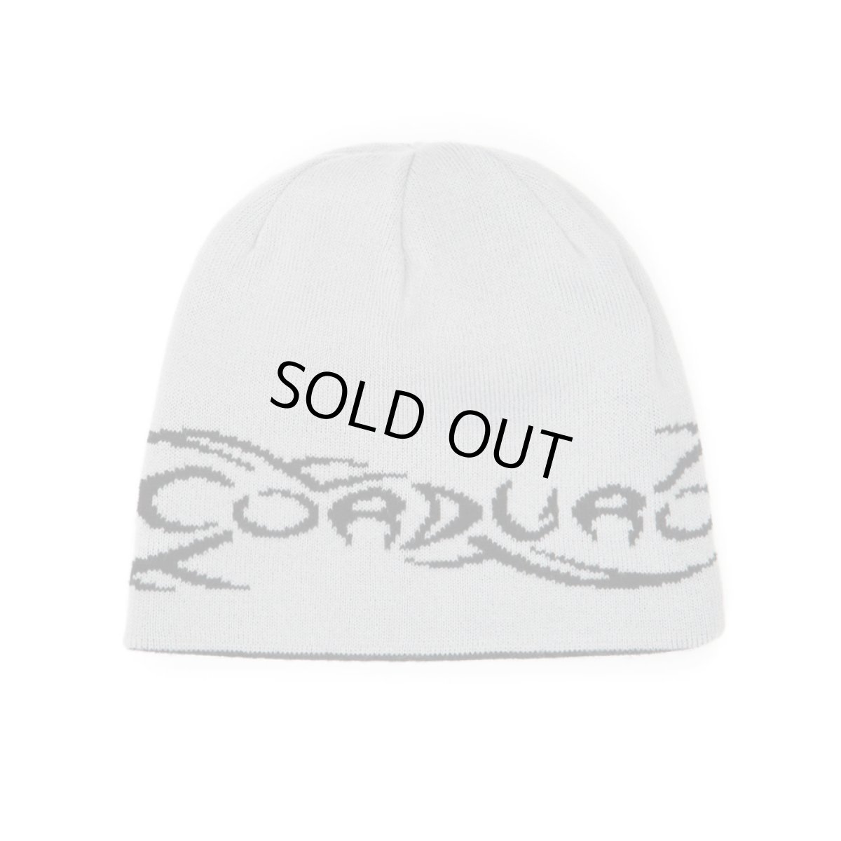 画像2: Corduroy Tribal Wire Reversible Beanie - White (2)