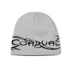 画像2: Corduroy Tribal Wire Reversible Beanie - White (2)
