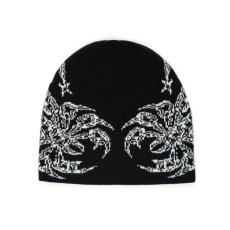 画像1: Corduroy No Regrets Reversible Beanie - Black (1)