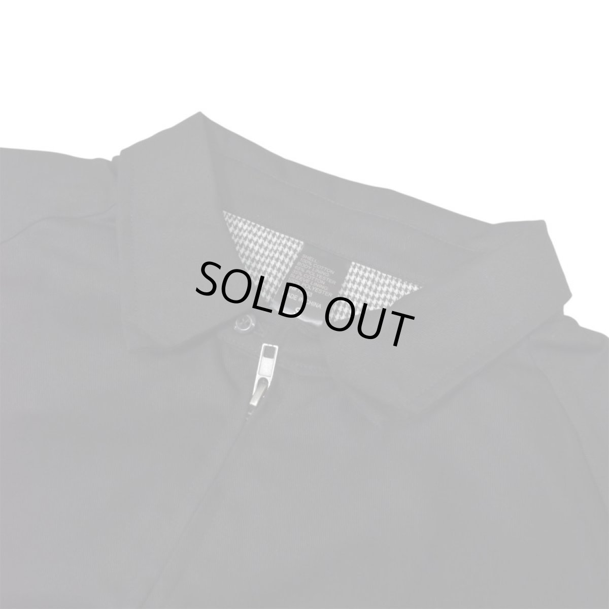 画像3: Beimar Cotton Houndstooth Drizzler Jacket - Black (3)