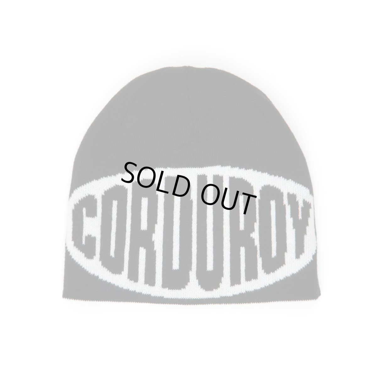 画像2: Corduroy No Regrets Reversible Beanie - White (2)