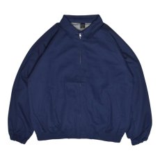 画像1: Beimar Cotton Houndstooth Drizzler Jacket - Navy (1)
