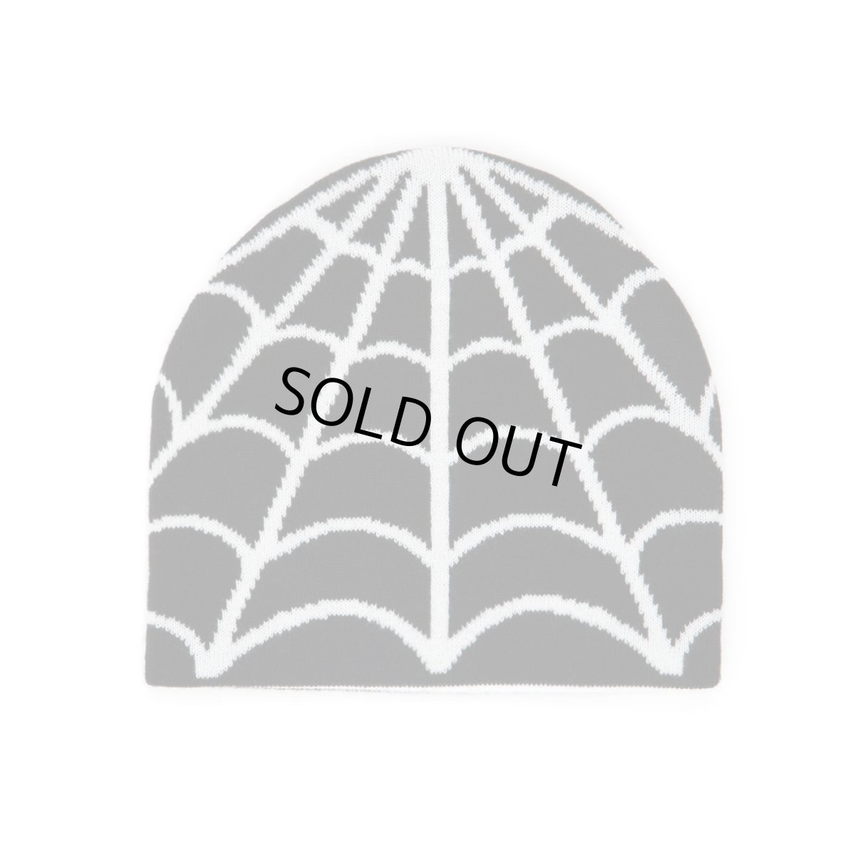 画像1: Corduroy Cobweb Reversible Beanie - Black (1)