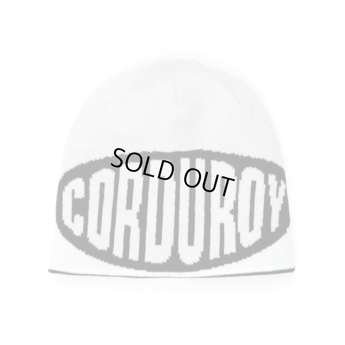 画像2: Corduroy No Regrets Reversible Beanie - Black (2)