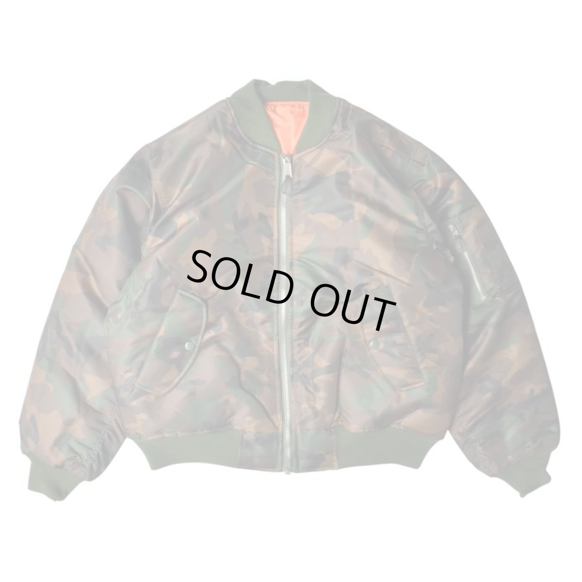 画像1: Rothco MA-1 Flight Jacket - Woodland Camo (1)