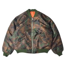 画像1: Rothco MA-1 Flight Jacket - Woodland Camo (1)