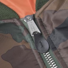 画像3: Rothco MA-1 Flight Jacket - Woodland Camo (3)