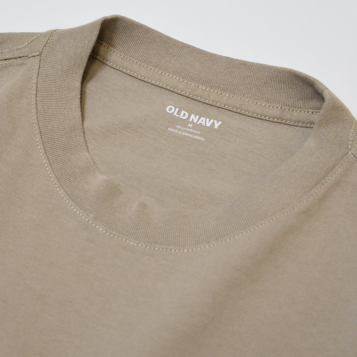 画像3: Old Navy Heavyweight Chest-Stripe T-Shirts - Khaki (3)