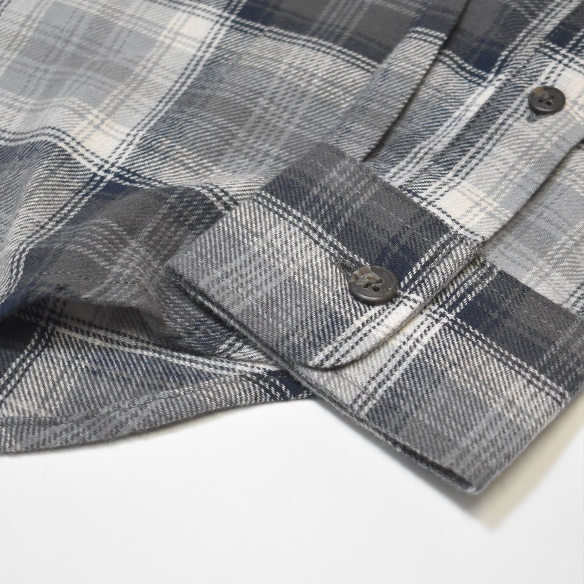 画像4: Old Navy Hooded Plaid Flannel Shirts - Grey Multi (4)