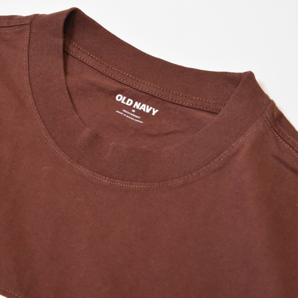 画像3: Old Navy Heavyweight Chest-Stripe T-Shirts - Root Beer (3)