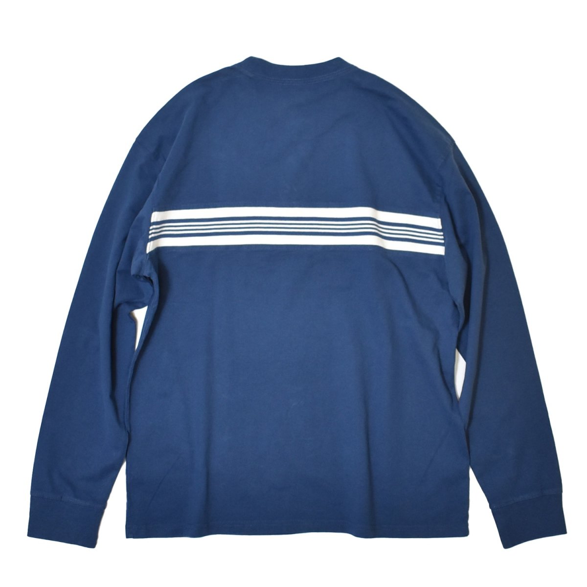 画像2: Old Navy Heavyweight Chest-Stripe T-Shirts - Pacific Blue (2)