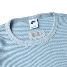 画像2: NIKE L/S Heavyweight Waffle Top - Blue (2)