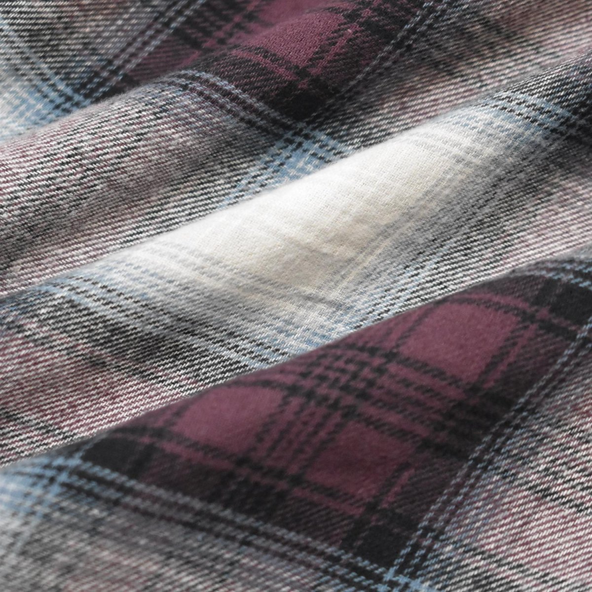 画像4: Old Navy Hooded Plaid Flannel Shirts - Burgundy Multi (4)