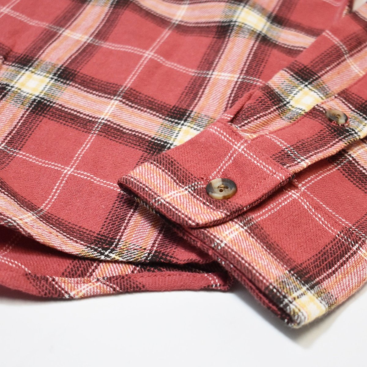 画像4: Old Navy Hooded Plaid Flannel Shirts - Sunset Orange (4)