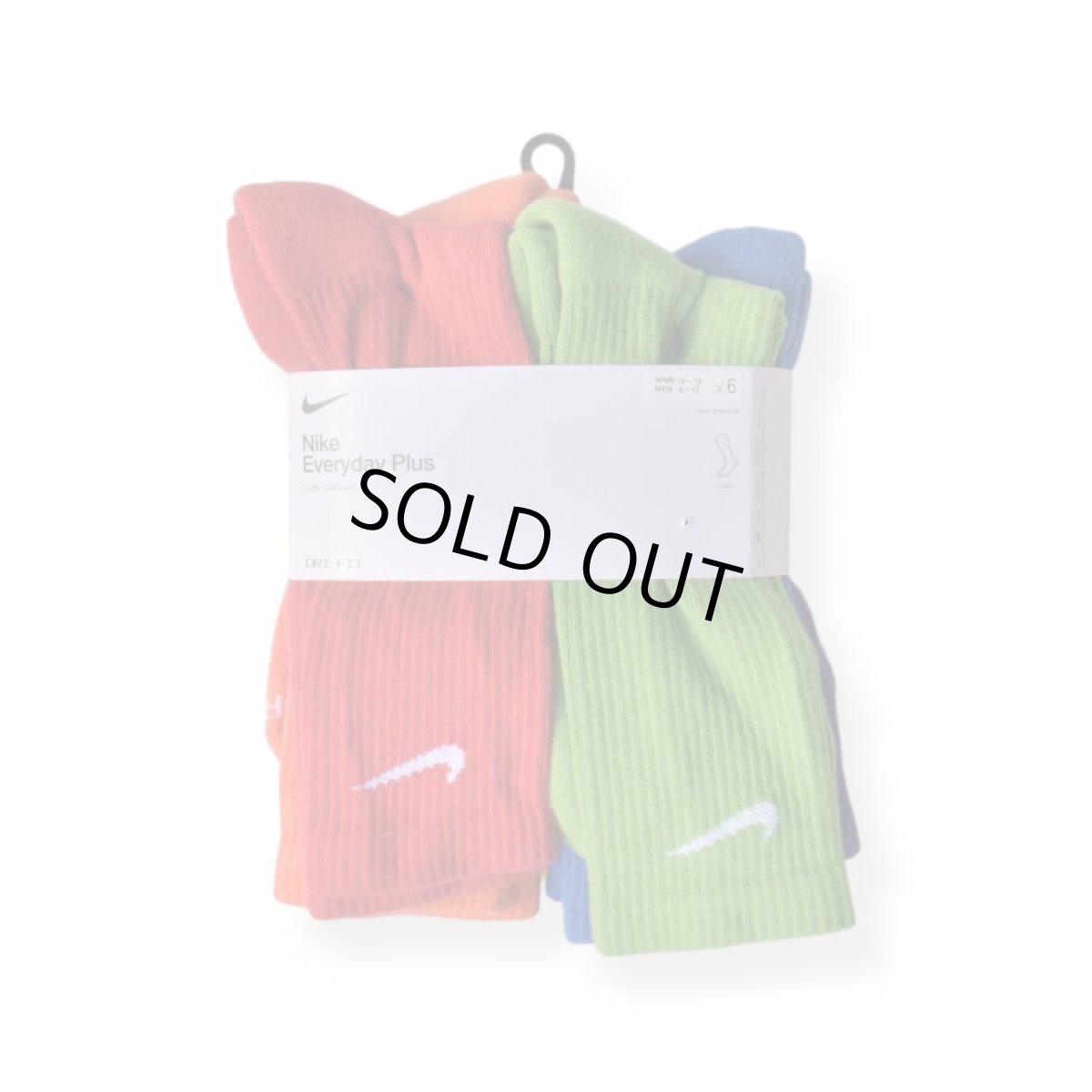 画像1: Nike Everyday Plus 6P Socks - Multi (1)