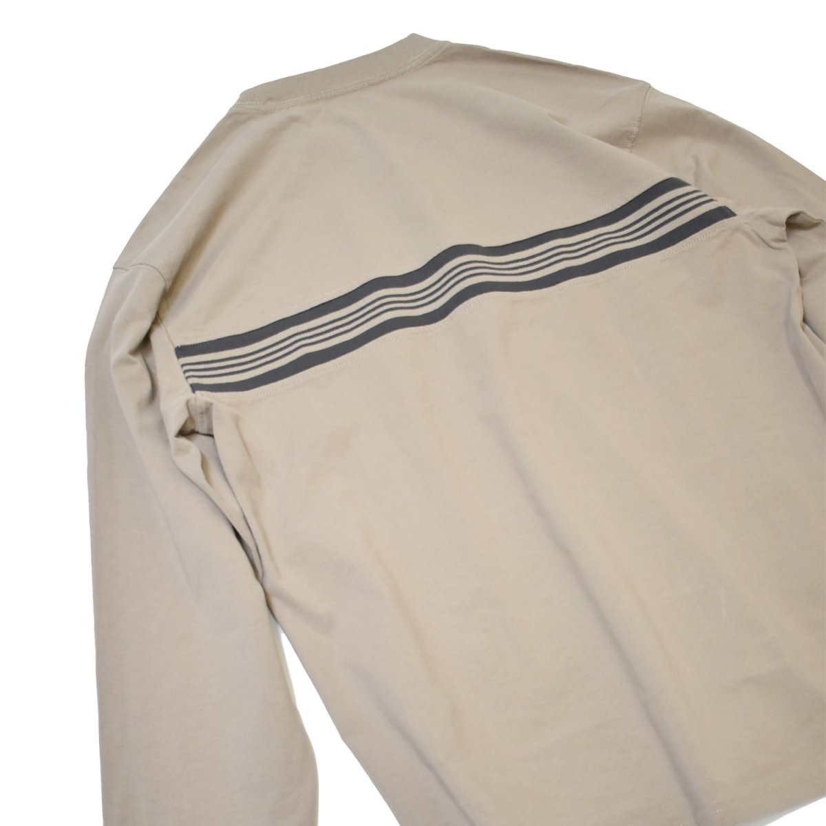 画像2: Old Navy Heavyweight Chest-Stripe T-Shirts - Khaki (2)