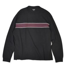 画像1: Old Navy Heavyweight Chest-Stripe T-Shirts - Black (1)