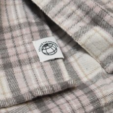 画像4: Free Planet Hooded Plaid Flannel Shirts - Pink Multi (4)