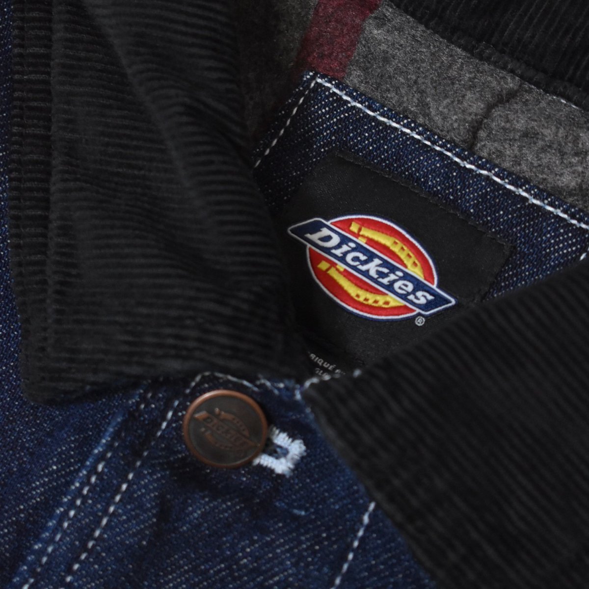 画像5: Dickies Denim Blanket Lined Chore Coat - Rinsed Indigo (5)