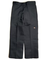 画像1: Dickies Loose Fit Double Knee Work Pants - Black (BK) (1)